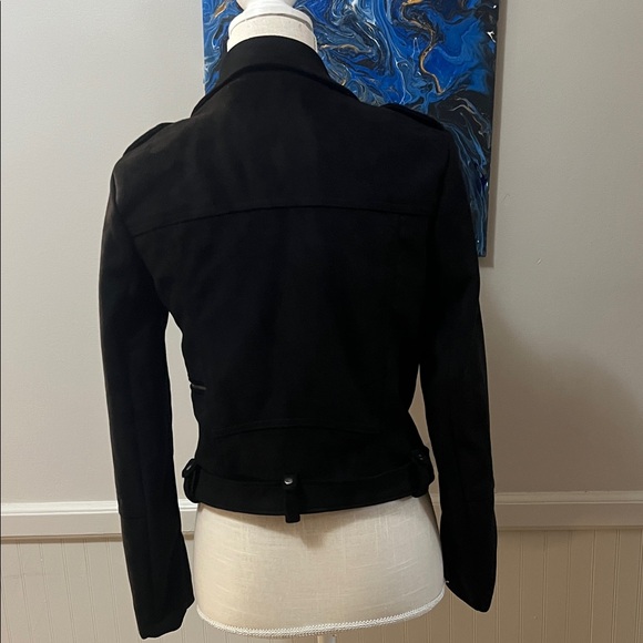 Zara Black Women's Moto Jacket - Picture 9 of 11